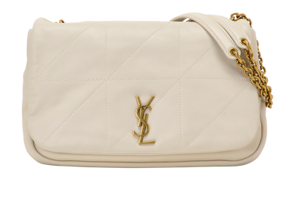 Small Jamie 4.3 Flap, &pound;1,200, Handbags, Cream, Leather, Front view